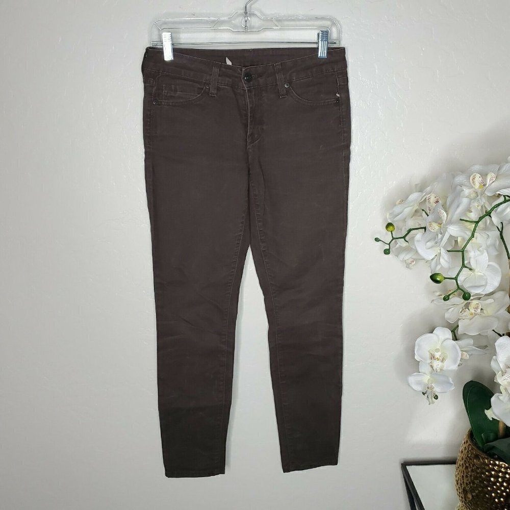Vince Skinny Ankle Jeans Sz 26 Dark Brown